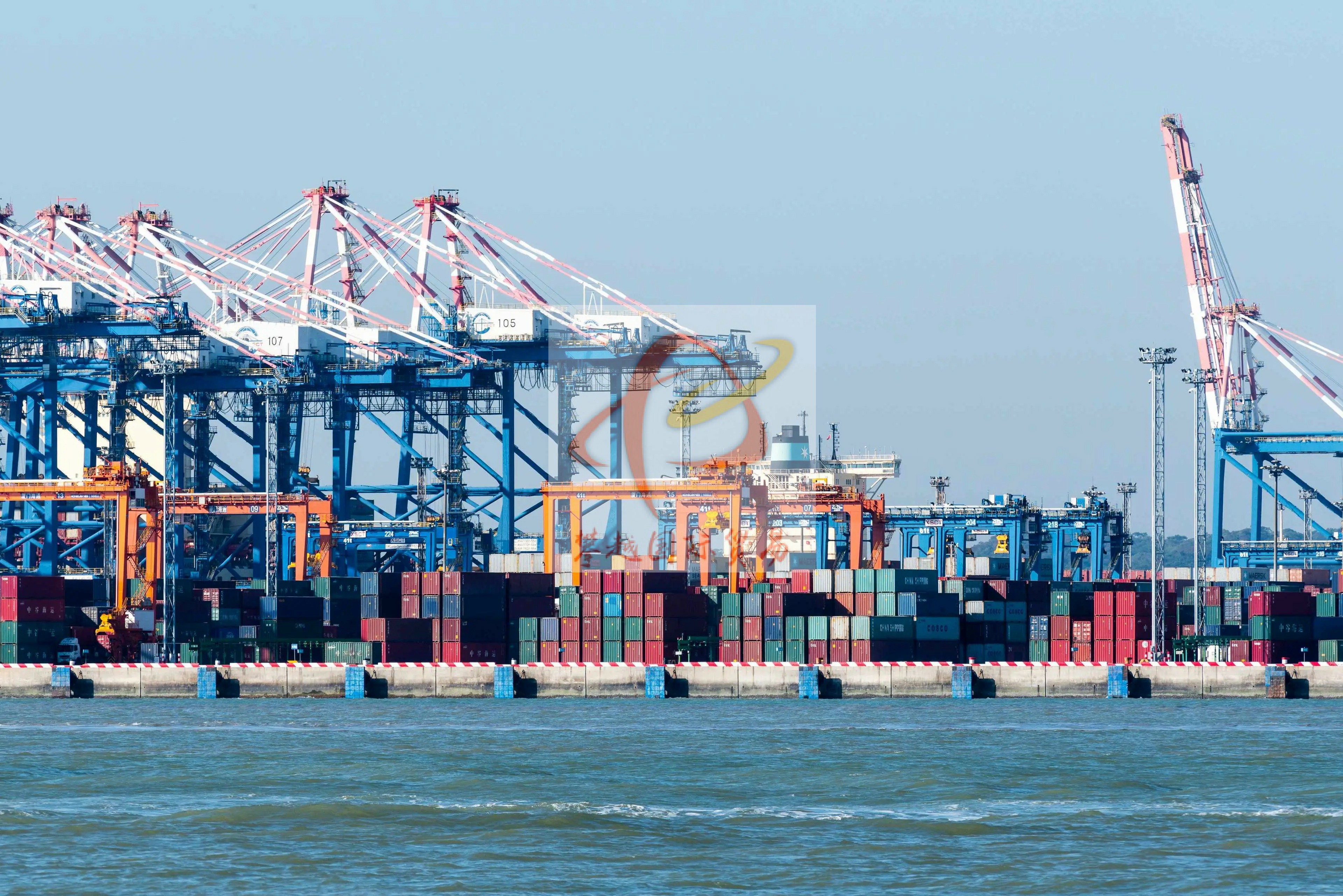 Imported agricultural film from China_ customs clearance at Nansha Port, Guangzhou