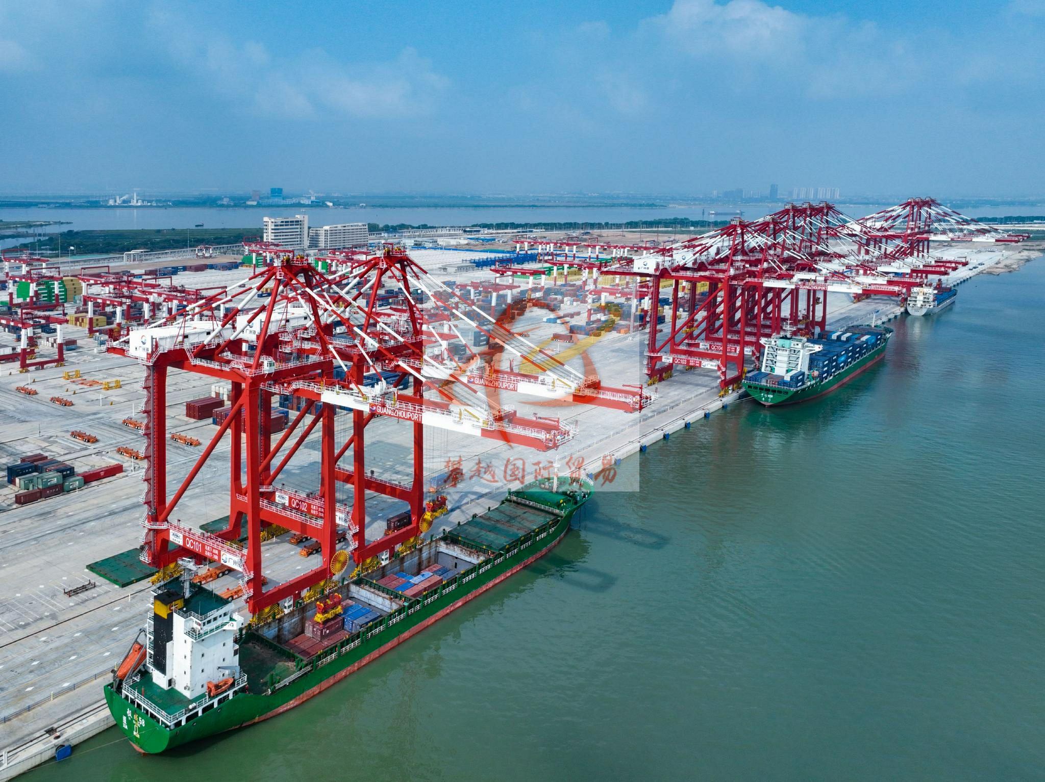 Binding supplies imported from China_ Customs clearance at Huangpu Port, Guangzhou